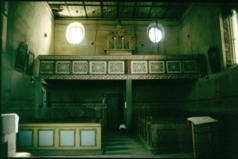 Blick zur Empore mit Orgel - 1985